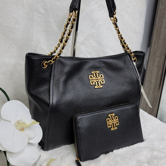 Tory Burch Handbags - Tory Burch NWT 3p Set Matching Designer Bag + Wallet + Bonus Chain ++